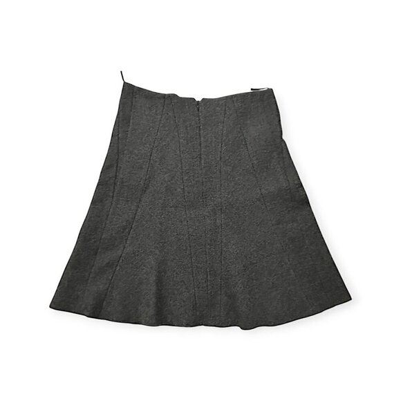 Prada Gray Wool A line skirt,   Size 46 Italy/L - Picture 5 of 10